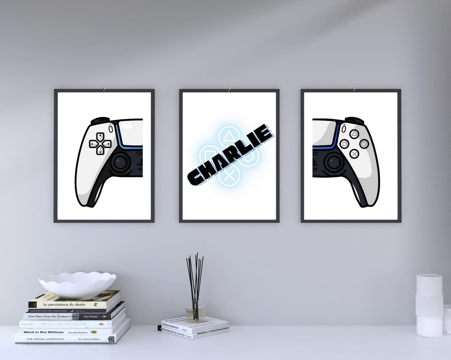 Set Of 3 A4|A3 Gamers Prints