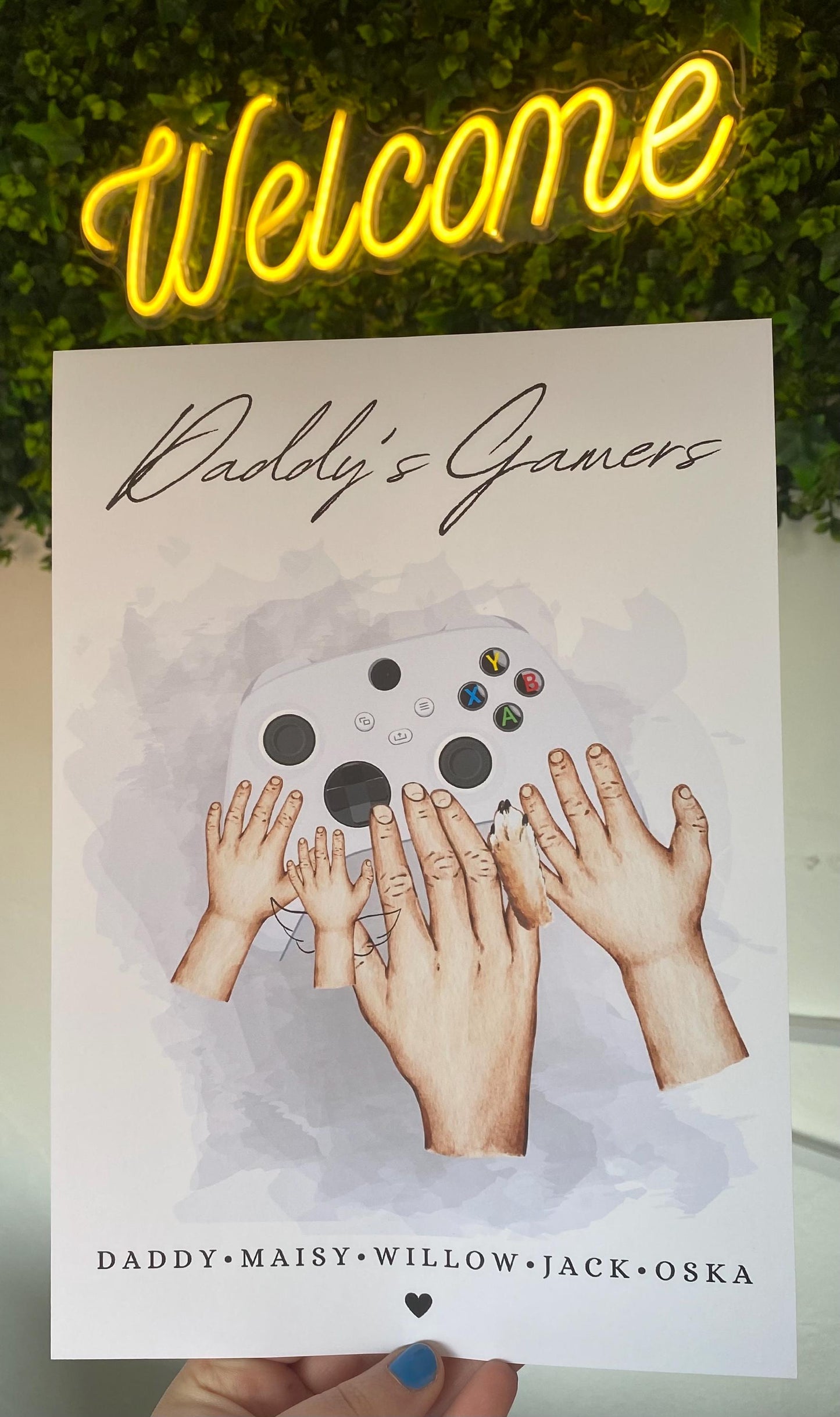 A4|A3 Daddy’s Gamers Print