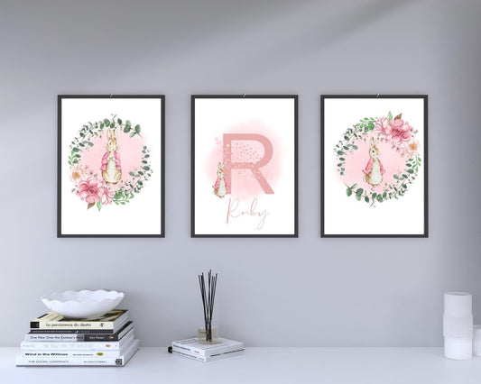 Set Of 3 A4|A3 Flopsy Prints