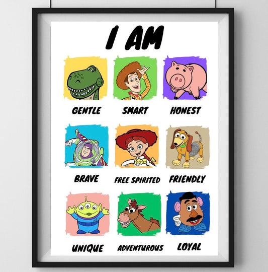 A4|A3 Toy Story Positivity Print