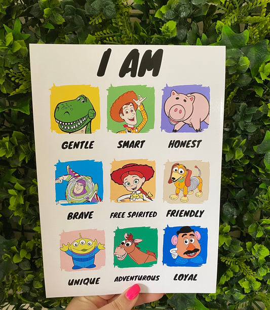 A4|A3 Toy Story Positivity Print