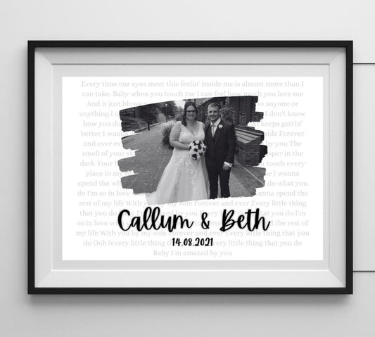 A4|A3 Wedding Song Print