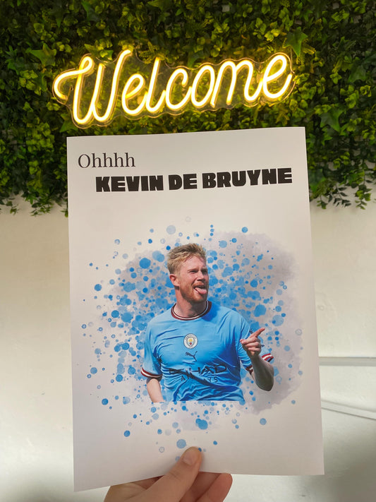 Set Of 3 Manchester Player Prints