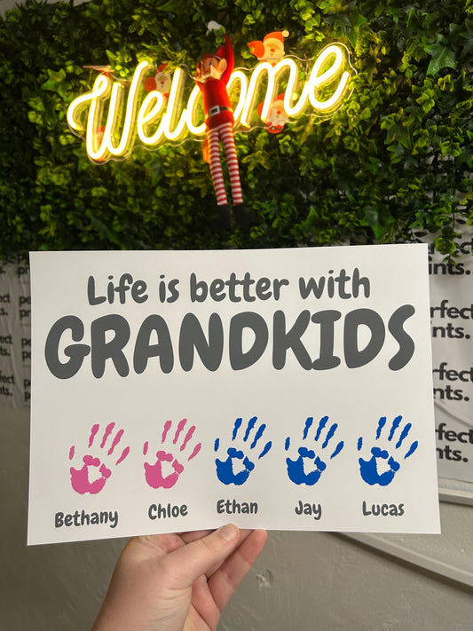 A4|A3 Grandkids Print