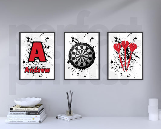 Set of 3 A4|A3 Darts Prints
